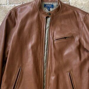 Polo Ralph Lauren lambskin leather jacket